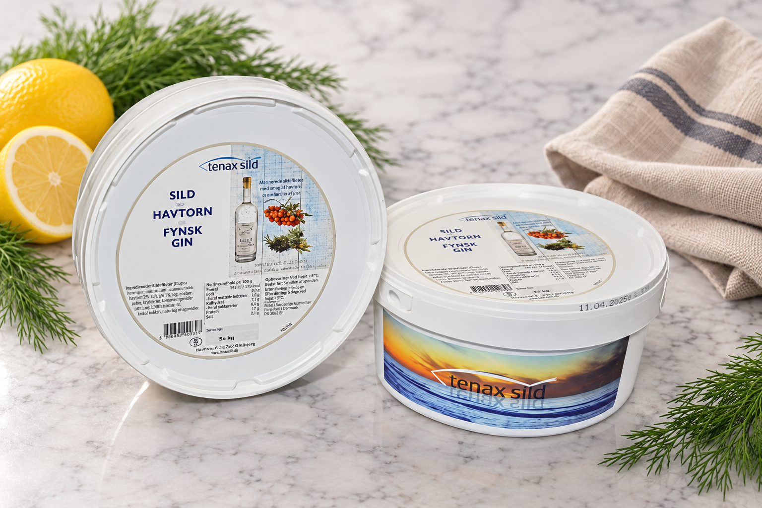 Tenax sild med havtorn og gin MSC