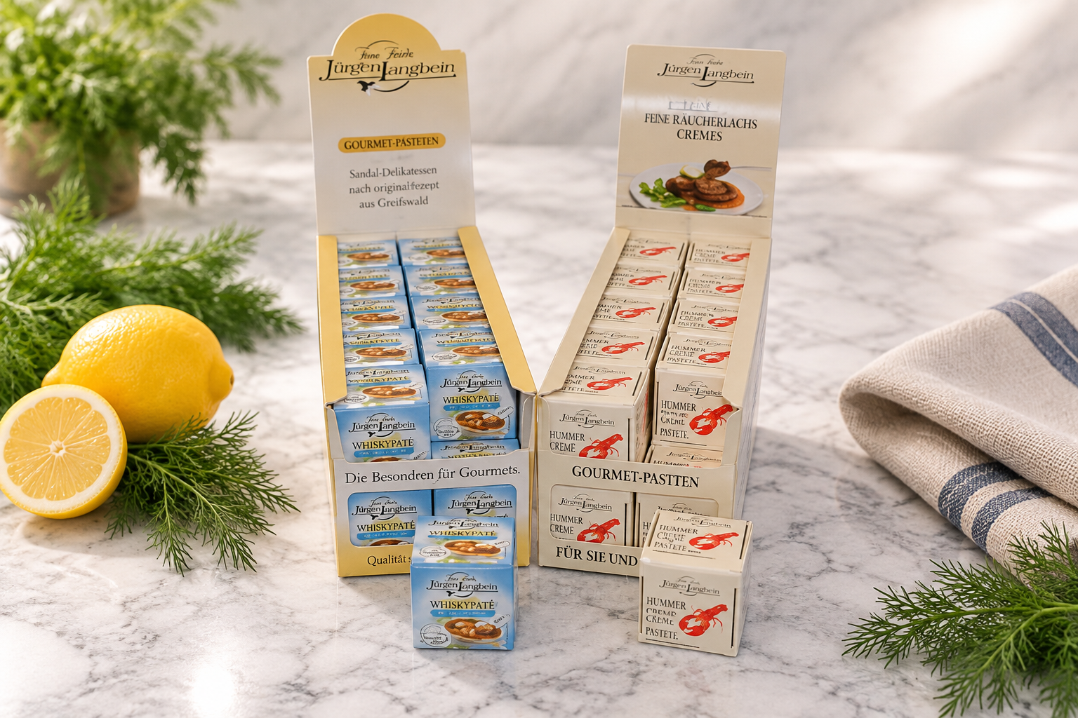 Jürgen Langbein fiskesuppe & hummersuppe paste 20*50 g.