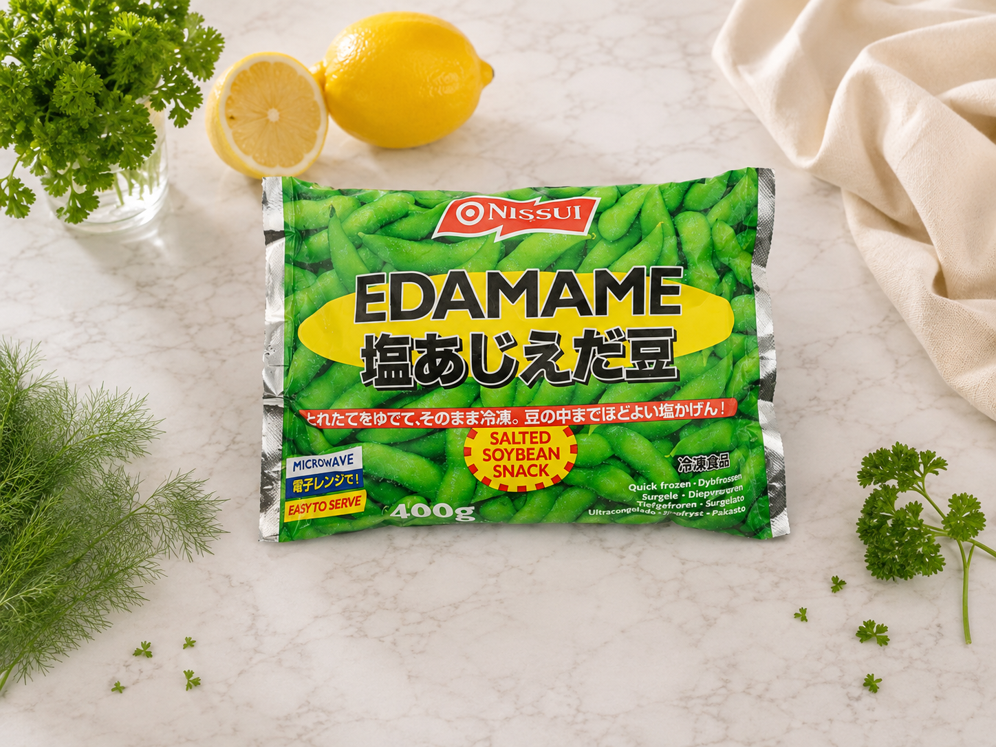 Edamame bønner hele