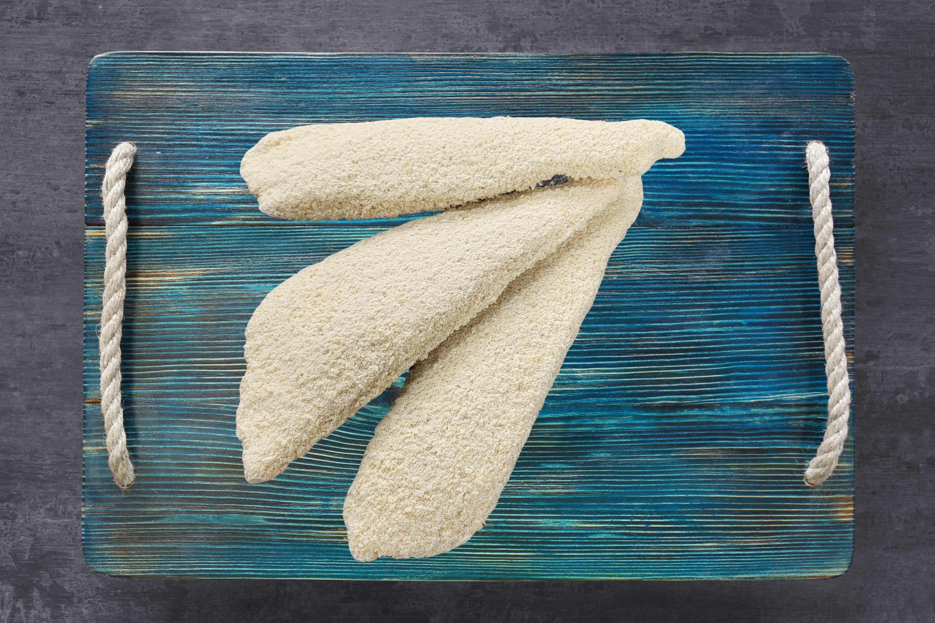 Paneret rødspættefilet kvarte