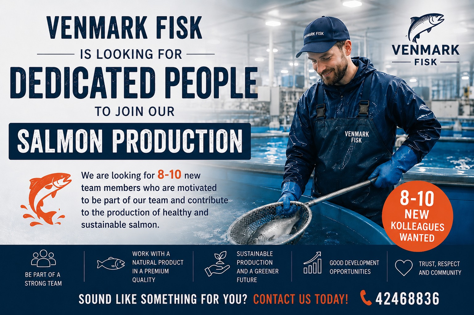Join our salmon production